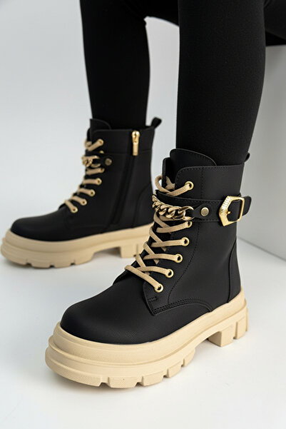 DİGGO KİDS Μπότες για κορίτσια με λεπτομέρεια από αλυσίδα, με φλις εσωτερικά, με φερμουάρ, καθημερινές μπότες, ελαφριά σόλα