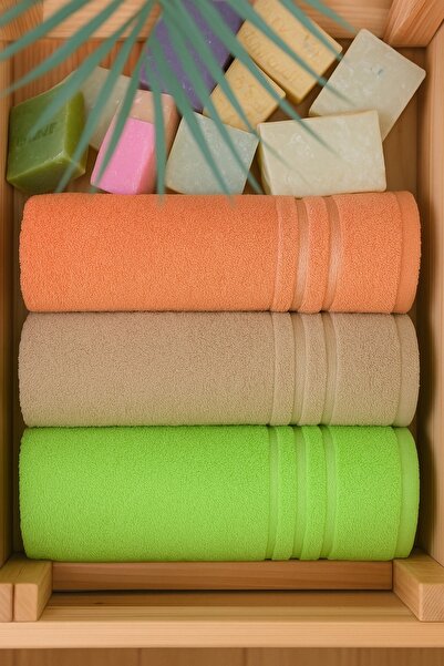 Dotamess 100% органічна бавовна Milano Premium антибактеріальна 50x100 см, набір з 3 рушників для рук і обличчя