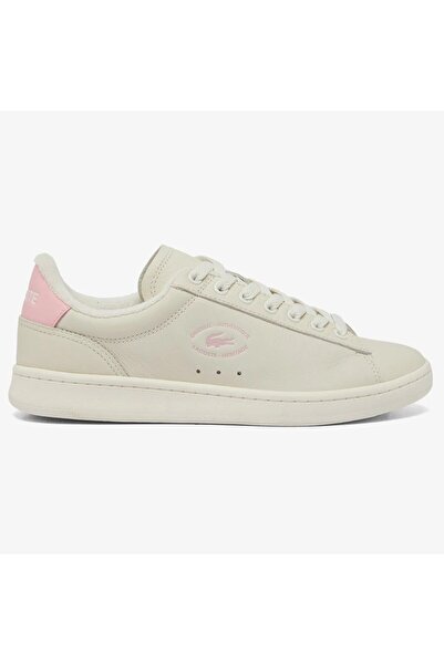 Lacoste Carnaby Set Leather Womens Sneaker Genuine Leather Women's Casual Sports Shoes Cream