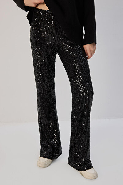 Touché Privé Sequined Flared Pants
