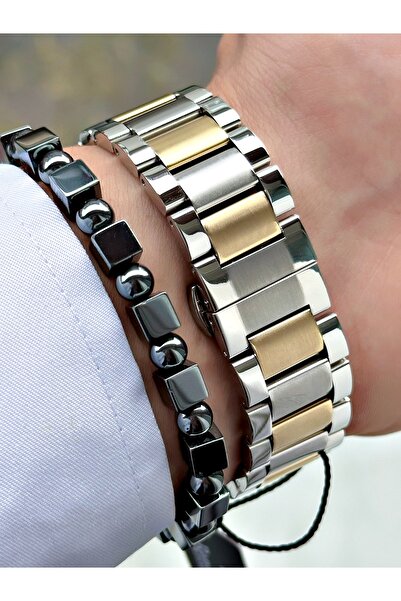 Bentini Men's Wrist Watch – Functional, Steel Band, Waterproof, 2-Year Warranty