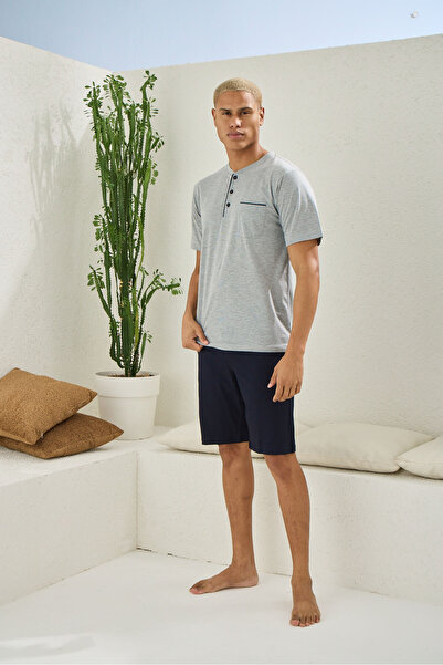 KLY New Season Summer Button Collar Luxury Design Pajama Set