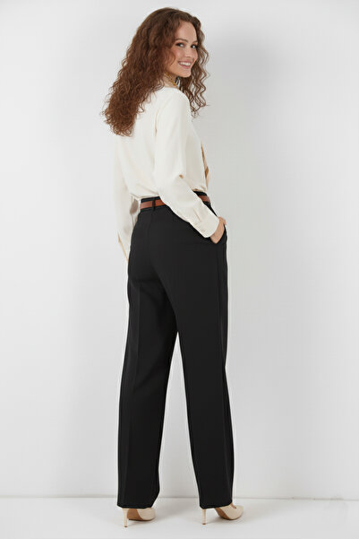 benguen Belted Hijab Pants 6696 Black