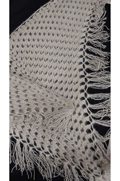 Papatyam Hand Knitted Dowry Shawl Crochet Shawl/Bridal Shawl/Knitted Shawl/Handmade Shawl/Knitted/Crochet Embroidered/Glitter Thread Triangle Shawl