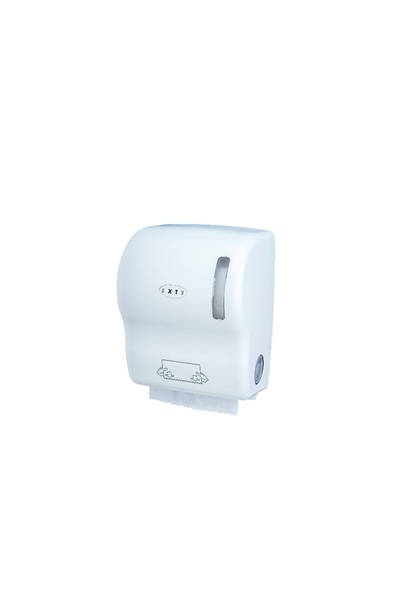 Exte White autocut paper towel dispenser