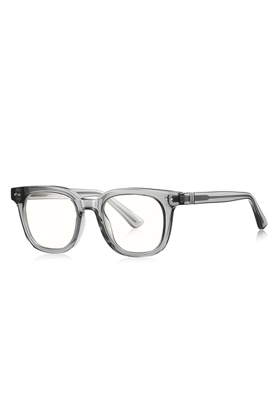 SKYDDAR INNOVATION Unisex/Men's Blue Light Protection Glasses, Metal Frames, 2229, Modern Design, set sticker, Gray