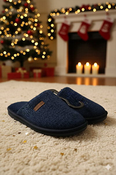 Deniz Terlik Men's Plush Warm Soft Indoor Slippers | Slippers |