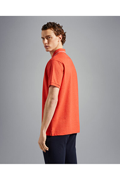 PAUL&SHARK MEN'S KNITTED POLOSHIRT C.WCOTTON