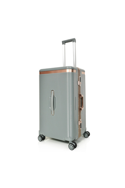 MORANO Modern travel bag made of polycarbonate material, 2 pieces (26/20 Inch)