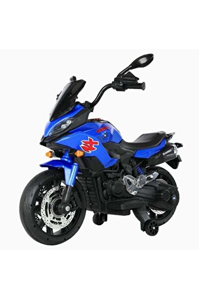 dehkah Electric scooter for children, 12 volts and 380 watts, equipped with training wheels, lights and music