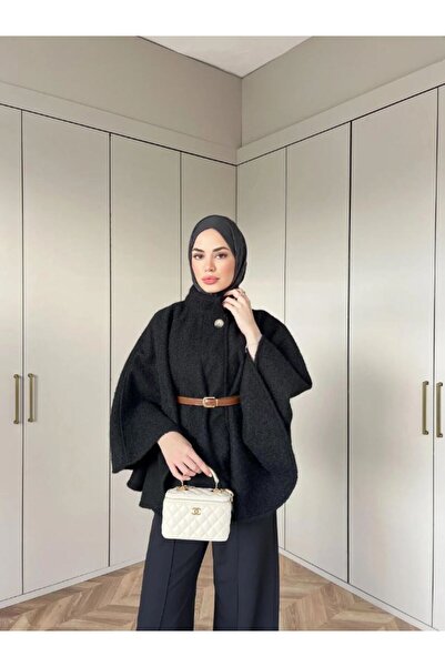 Thebomb Jesika Belted Cashmere Poncho