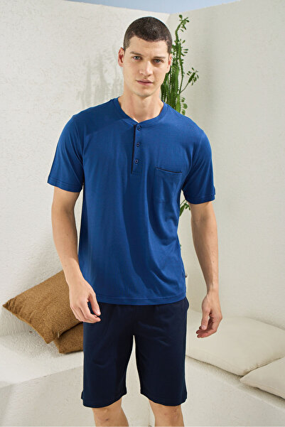 KLY New Season Summer Button Collar Luxury Design Pajama Set