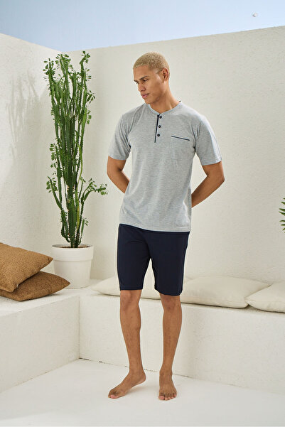 KLY New Season Summer Button Collar Luxury Design Pajama Set