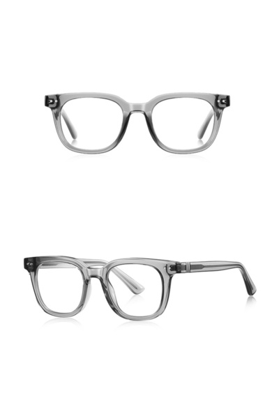 SKYDDAR INNOVATION Unisex/Men's Blue Light Protection Glasses, Metal Frames, 2229, Modern Design, set sticker, Gray