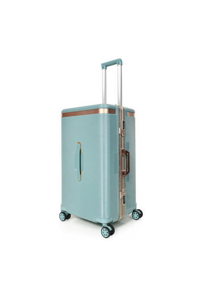 MORANO Modern travel bag made of polycarbonate material, 2 pieces (26/20 Inch)