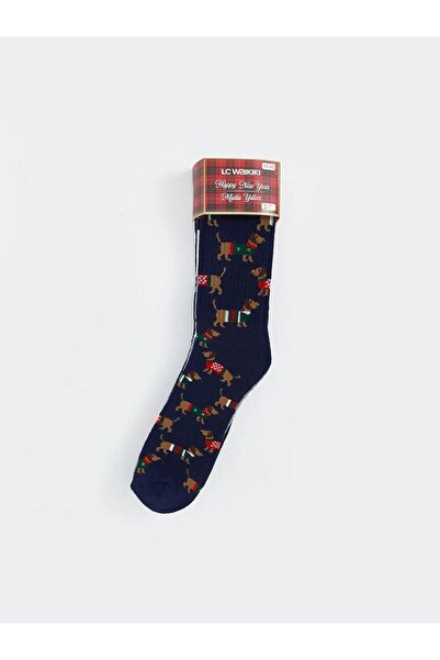LC Waikiki New Year's Themed Men's Socks 3-Piece (W5)