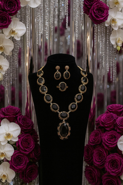 Ajoy Deco Store Black Stones Set