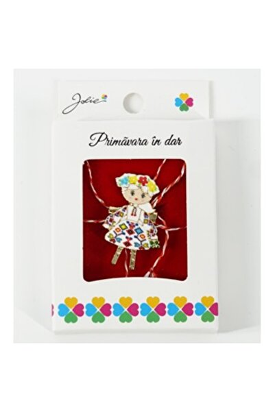 Flippy Martisor Brosa Mica in Cutie, Dimensiune Brosa 2.5-3 cm, Material Meta...