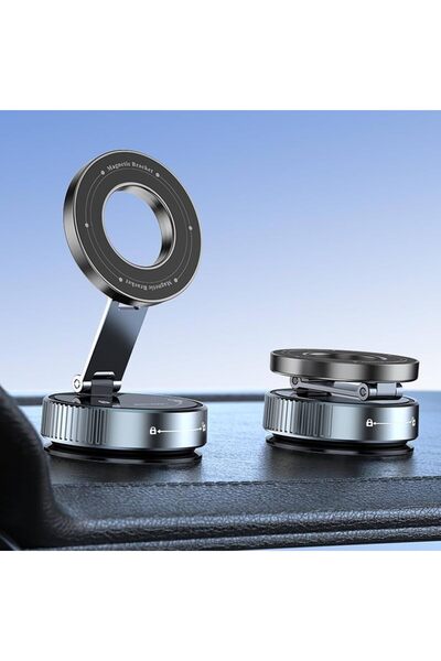 AutoFamily حامل هاتف مغناطيسي للسيارة - حامل لوحة القيادة قابل للتعديل بزاوية...