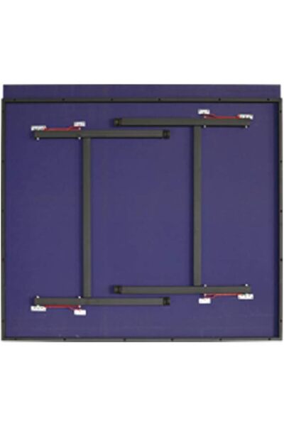 SKY LAND Professional Indoor Single Folding Ping Pong Table EM-8004, Blue Table Tennis TT Table
