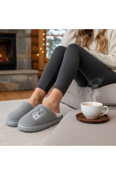 OEM Fluffy, warm and relaxing slippers for women, L707