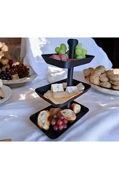 GNY Group 3-Tier Breakfast Plate