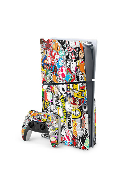 ACME LABS Autocolant skin pentru consola PlayStation 5 - Stickerbomb