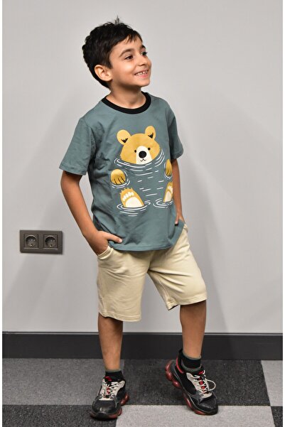 Banadamoda Boy's Printed T-shirt Shorts Set