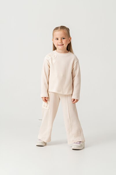 Harika KIDS Σετ Αθλητική Φόρμα Κοριτσίστικη Δαντελένια καμπάνα