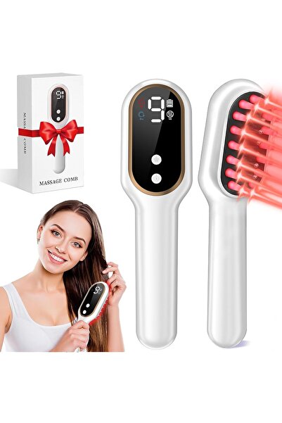 Yelajoy Laser Hair Growth Comb,Red Light Therapy Handheld Hair Comb Device Promote Hair Growth for Thicker