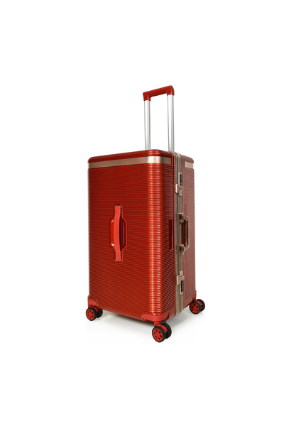 MORANO Modern travel bag made of polycarbonate material, 2 pieces (26/20 Inch)