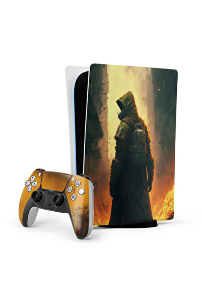 ACME LABS Skin Sticker PlayStation 5 Gaming Console Cover Wrap- Urban Wastelad