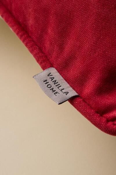 Vanilla Home Starpine Printed Punch Embroidered Rectangular Throw Pillow Cover