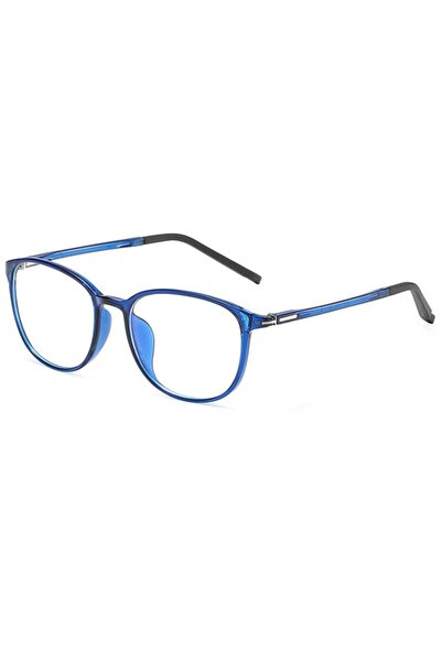 SKYDDAR INNOVATION Ochelari de protecție împotriva luminii albastre unisex/pentru femei, rame metalice, F2822, design modern, set autocolant, albastru