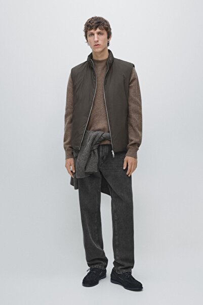 Massimo Dutti Su itici ultra hafif kuş tüyü karışımlı yelek