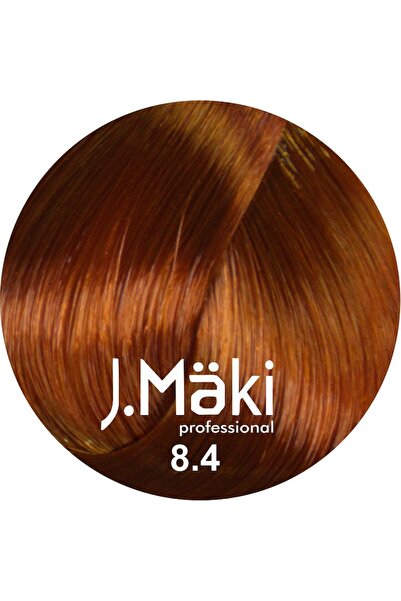 J.Mäki professional hair dye, low-ammonia 8.4 light copper 60 ml