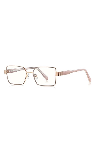 SKYDDAR INNOVATION Blue Light Protection Glasses Unisex/Women, Metal Frames, 3160, Modern Design, set sticker, Pink