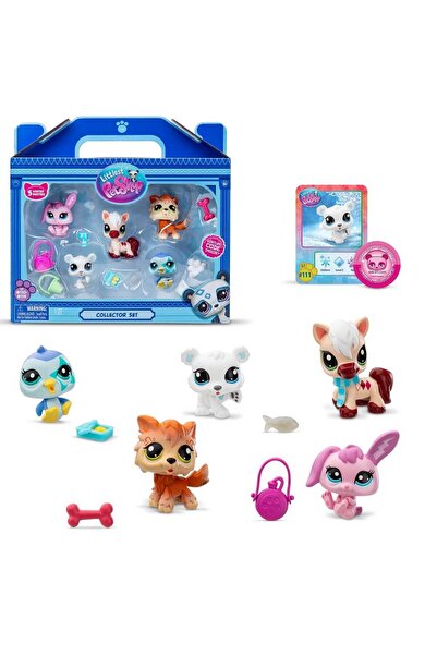 Littlest Pet Shop Winter Friends Playset, with Figures, Multicolor
