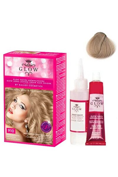 Kallos Cosmetics Vopsea de păr Kallos Glow 40 ml, nr. 910 Blond deschis cenușiu