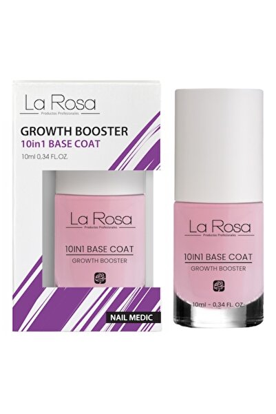 LA ROSA Tratament pentru unghii 10 în 1 – Ser pentru creșterea și întărirea unghiilor cu vitaminele E, C și F, La Rosa, 10 ml