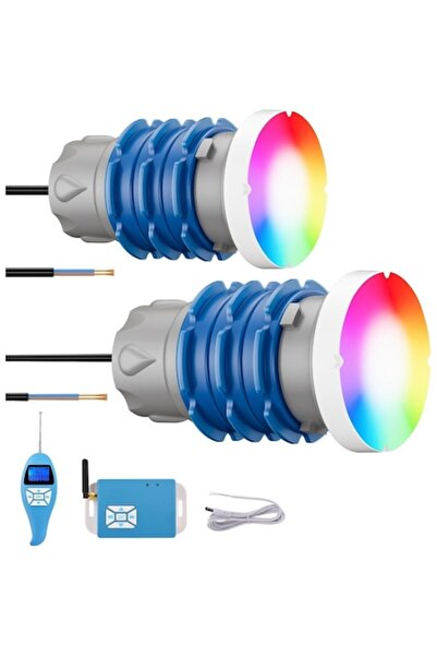 OEM Lampă LED pentru piscină, 6W, RGB, IP68, cu telecomandă, set de 2