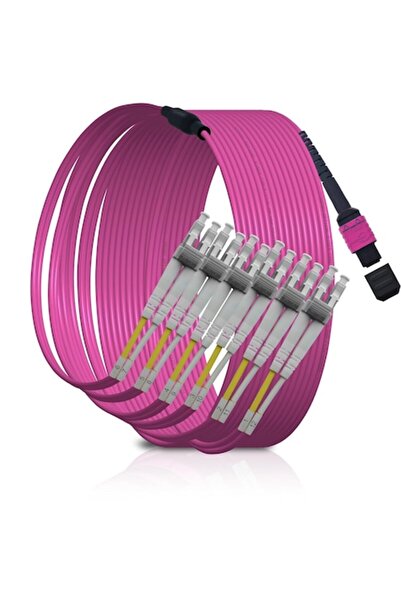 OEM XWYWX MPO-LC optical fiber cable, 12 fibers, 20 m