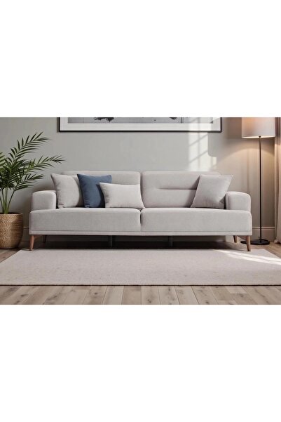 Vivense STİLL ÜÇLÜ KOLTUK, GRİ