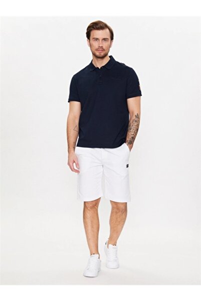 PAUL&SHARK MEN'S KNITTED POLOSHIRT C.WCOTTON