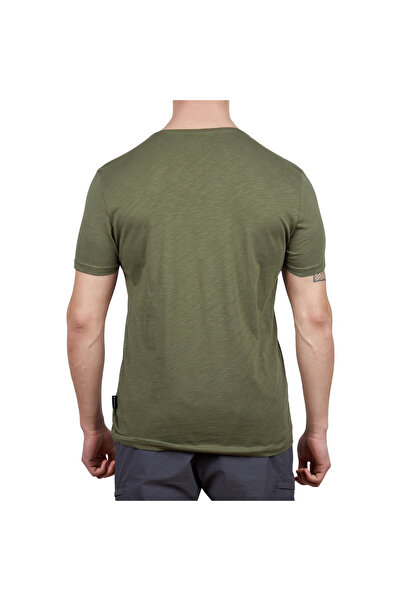 Alpinist Summer Short Sleeve Khaki Basic Tshirt