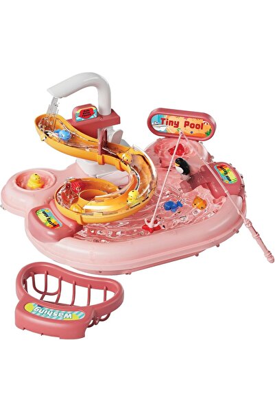 Generic Kids Fishing Toy Set — Hand and Finger Exercise, Electric Sliding Rod, Bath Toys for Babies