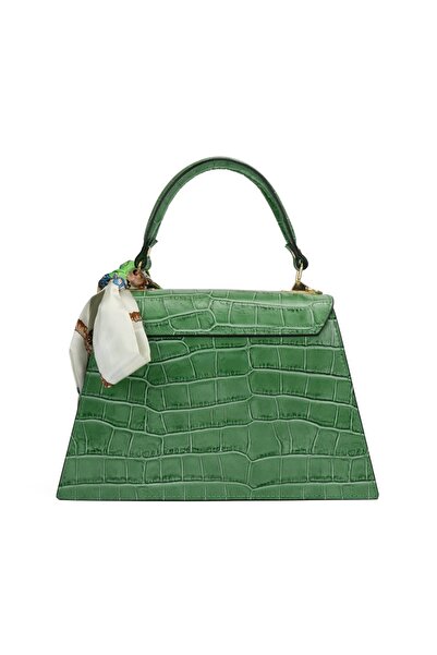 Posete Fagaras Noemi Leather Purse - Green, Casual Bag Made of Genuine Leather, Handbag, Bags