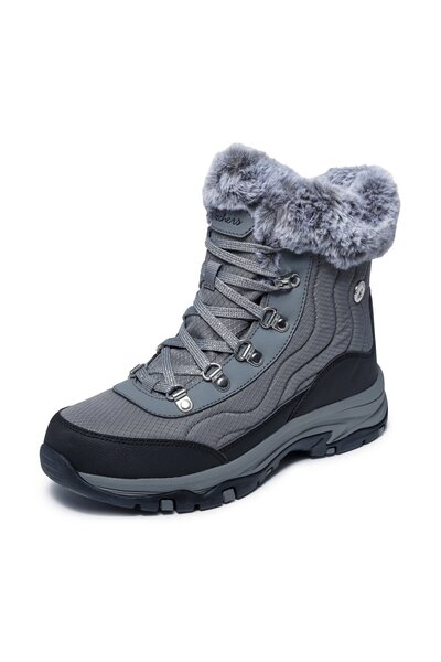 SKECHERS Women's boots TREGO STORMIE 167893-CHARCOAL LIGHT-37