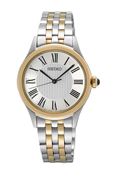 Seiko Classic Two-Tone Quartz Stainless Steel Ladies Watch – SUR612P1 – 29.6 mm