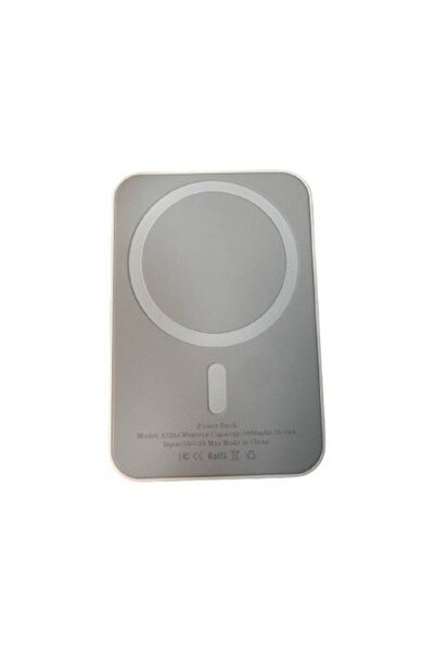 Elworld 5000 mAh Wireless Powerbank, White, Compact